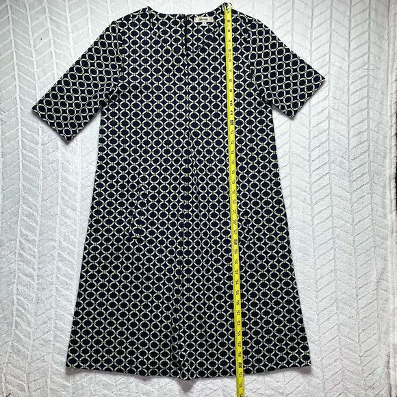 Tyler Boe Shift Dress Seamless Chain Pattern Sz S - Picture 3 of 6